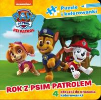 Psi Patrol. Rok z Psim Patrolem. Autor: Opracowanie zbiorowe. Dobreksiazki.pl Okładka książki Psi Patrol. Rok z Psim Patrolem
