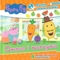 Świnka Peppa. Owoce i warzywa. Autor: Opracowanie zbiorowe. Dobreksiazki.pl Okładka książki Świnka Peppa. Owoce i warzywa