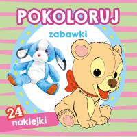Zabawki. Pokoloruj. Autor: Opracowanie zbiorowe. Dobreksiazki.pl Okładka książki Zabawki. Pokoloruj