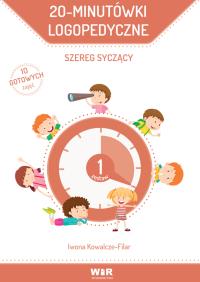 20-minutówki logopedyczne. Szereg syczący. Autor: Iwona Kowalcze-Filar. Dobreksiazki.pl Okładka książki 20-minutówki logopedyczne. Szereg syczący
