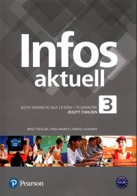 Infos Aktuell 3 Zeszyt ćwiczeń PEARSON. Autor: Sekulski Birgit, Nina Drabich, Gajownik Tomasz. Dobreksiazki.pl Okładka książki Infos Aktuell 3 Zeszyt ćwiczeń PEARSON