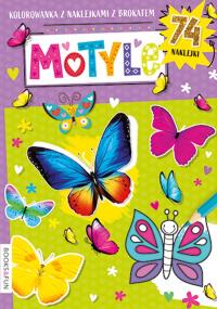 Motyle. Kolorowanka. Autor: Opracowanie zbiorowe. Dobreksiazki.pl Okładka książki Motyle. Kolorowanka