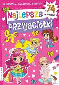 Najlepsze przyjaciółki. Kolorowanka. Autor: Opracowanie zbiorowe. Dobreksiazki.pl Okładka książki Najlepsze przyjaciółki. Kolorowanka