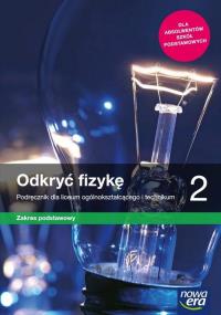 Nowe fizyka odkryć fizykę era podręcznik ze zbiorem zadań 2 liceum i technikum zakres podstawowy 66412. Autor: Braun Marcin, Śliwa Weronika. Dobreksiazki.pl Okładka książki Nowe fizyka odkryć fizykę era podręcznik ze zbiorem zadań 2 liceum i technikum zakres podstawowy 66412