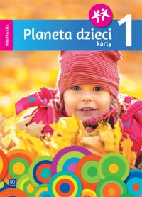 Planeta dzieci. Trzylatek. Karty pracy cz.1 WSIP. Autor: Elżbieta Bagińska. Dobreksiazki.pl Okładka książki Planeta dzieci. Trzylatek. Karty pracy cz.1 WSIP