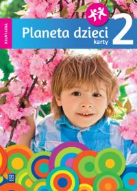 Planeta dzieci. Trzylatek. Karty pracy cz.2 WSiP. Autor: Elżbieta Bagińska. Dobreksiazki.pl Okładka książki Planeta dzieci. Trzylatek. Karty pracy cz.2 WSiP