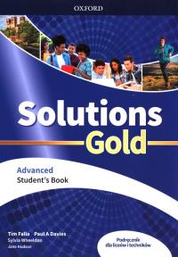Solutions Gold Advanced SB. Autor: Wheeldon Sylvia. Dobreksiazki.pl Okładka książki Solutions Gold Advanced SB