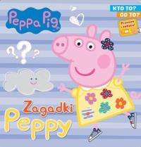 Świnka Peppa. Kto to? Co to? Zagadki Peppy. Autor: Opracowanie zbiorowe. Dobreksiazki.pl Okładka książki Świnka Peppa. Kto to? Co to? Zagadki Peppy