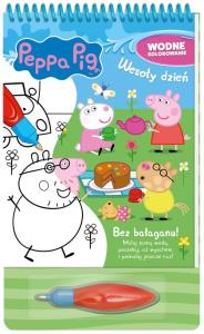 Świnka Peppa. Wodne kolorowanie. Wesoły dzień.. Autor: Opracowanie zbiorowe. Dobreksiazki.pl Okładka książki Świnka Peppa. Wodne kolorowanie. Wesoły dzień.
