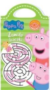 Świnka Peppa. Zakręcone labirynty. Zawiłe ścieżki. Autor: Opracowanie zbiorowe. Dobreksiazki.pl Okładka książki Świnka Peppa. Zakręcone labirynty. Zawiłe ścieżki