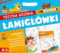 Teczka ucznia z pisakiem. Łamigłówki. Autor: Opracowanie zbiorowe. Dobreksiazki.pl Okładka książki Teczka ucznia z pisakiem. Łamigłówki