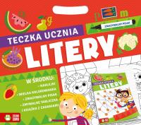Teczka ucznia z pisakiem. Litery. Autor: Opracowanie zbiorowe. Dobreksiazki.pl Okładka książki Teczka ucznia z pisakiem. Litery