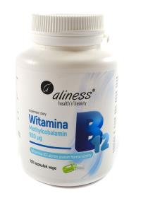 Aliness Witamina B12 900mcg 100 kaps. Producent: Aliness. Dobreksiazki.pl Zdjęcie produktu Aliness Witamina B12 900mcg 100 kaps
