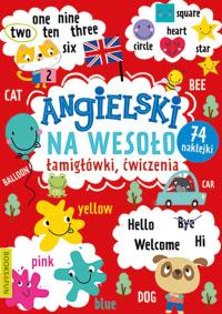 Angielski na wesoło. Łamigłówki, ćwiczenia. Autor: Opracowanie zbiorowe. Dobreksiazki.pl Okładka książki Angielski na wesoło. Łamigłówki, ćwiczenia