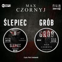 CD MP3 Pakiet Ślepiec / Grób. Autor: Max Czornyj. Dobreksiazki.pl Okładka książki CD MP3 Pakiet Ślepiec / Grób