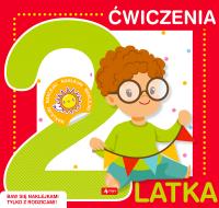 Ćwiczenia 2-latka z naklejkami. Autor: Opracowanie zbiorowe. Dobreksiazki.pl Okładka książki Ćwiczenia 2-latka z naklejkami