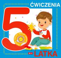 Ćwiczenia 5-latka z naklejkami. Autor: Opracowanie zbiorowe. Dobreksiazki.pl Okładka książki Ćwiczenia 5-latka z naklejkami