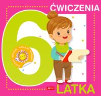 Ćwiczenia 6-latka z naklejkami. Autor: Opracowanie zbiorowe. Dobreksiazki.pl Okładka książki Ćwiczenia 6-latka z naklejkami