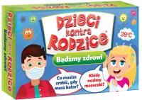 Dzieci kontra Rodzice Bądźmy zdrowi. Wydawca: Kangur. Dobreksiazki.pl Opakowanie Dzieci kontra Rodzice Bądźmy zdrowi