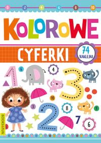 Kolorowe cyferki. Autor: Opracowanie zbiorowe. Dobreksiazki.pl Okładka książki Kolorowe cyferki