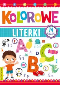 Kolorowe literki. Autor: Opracowanie zbiorowe. Dobreksiazki.pl Okładka książki Kolorowe literki