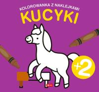 Kucyki. Kolorowanka z naklejkami. Autor: Opracowanie zbiorowe. Dobreksiazki.pl Okładka książki Kucyki. Kolorowanka z naklejkami