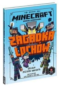 Minecraft. Zagadka lochów. Autor: Nick Elioplaos. Dobreksiazki.pl Okładka książki Minecraft. Zagadka lochów