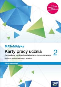 Nowe matematyka era karty pracy klasa 2 liceum i technikum zakres podstawowy 68125. Autor: Dorota Ponczek. Dobreksiazki.pl Okładka książki Nowe matematyka era karty pracy klasa 2 liceum i technikum zakres podstawowy 68125
