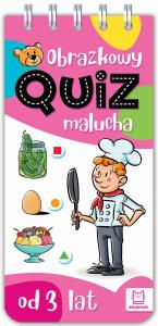 Obrazkowy quiz malucha od 3 lat. Autor: Opracowanie zbiorowe. Dobreksiazki.pl Okładka książki Obrazkowy quiz malucha od 3 lat