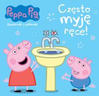 Peppa Pig. Książeczki z półeczki nr wyd. 64 Czesto myję rece!. Autor: Opracowanie zbiorowe. Dobreksiazki.pl Okładka książki Peppa Pig. Książeczki z półeczki nr wyd. 64 Czesto myję rece!