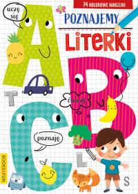 Poznajemy literki ABC. Autor: Opracowanie zbiorowe. Dobreksiazki.pl Okładka książki Poznajemy literki ABC