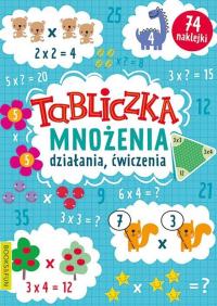 Tabliczka mnożenia. Działania, ćwiczenia. Autor: Opracowanie zbiorowe. Dobreksiazki.pl Okładka książki Tabliczka mnożenia. Działania, ćwiczenia