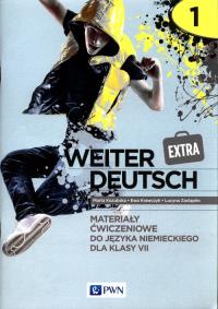 Weiter Deutsch 1 EXTRA. Materiały ćw w.2020 PWN. Autor: Ewa Krawczyk, Zastąpiło Lucyna, Kozubska Marta. Dobreksiazki.pl Okładka książki Weiter Deutsch 1 EXTRA. Materiały ćw w.2020 PWN