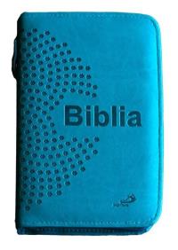Biblia z kolorową wkładką (turkusowa z suwakiem). Autor: Praca zbiorowa. Dobreksiazki.pl Okładka książki Biblia z kolorową wkładką (turkusowa z suwakiem)