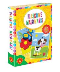 Opakowanie Piaskowe malowanki - Pies i Motyl ALEX