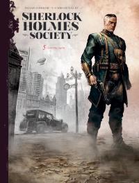 Sherlock Holmes Society T.5 Grzechy syna. Autor: Sylvain Corduri. Dobreksiazki.pl Okładka książki Sherlock Holmes Society T.5 Grzechy syna