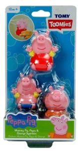 Świnka Peppa Figurki do wody z Świnką Mamą 3szt. Wydawca: Tomy. Dobreksiazki.pl Opakowanie Świnka Peppa Figurki do wody z Świnką Mamą 3szt