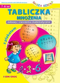 Tabliczka mnożenia z plakatem. Zabawy i ćwiczenia matematyczne. Autor: Piotr Sobotka, Sulima-Ławnik Iwona. Dobreksiazki.pl Okładka książki Tabliczka mnożenia z plakatem. Zabawy i ćwiczenia matematyczne