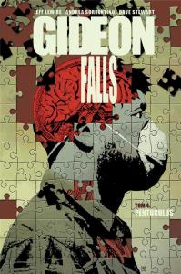 Gideon Falls T.4 Pentoculus. Autor: Lemire Jeff. Dobreksiazki.pl Okładka książki Gideon Falls T.4 Pentoculus