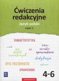 J.Polski SP 4-6 Ćwiczenia redakcyjne cz.1 WSiP. Autor: Beata Surdej, Andrzej Surdej. Dobreksiazki.pl Okładka książki J.Polski SP 4-6 Ćwiczenia redakcyjne cz.1 WSiP