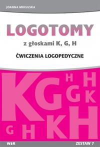 Logotomy z głoskami K,G.H. Autor: Laprus-Mikulska Joanna. Dobreksiazki.pl Okładka książki Logotomy z głoskami K,G.H