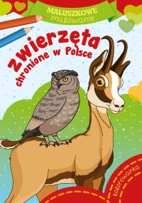 Maluszkowe malowanie. Zwierzęta chronione w Polsce.. Autor: Opracowanie zbiorowe. Dobreksiazki.pl Okładka książki Maluszkowe malowanie. Zwierzęta chronione w Polsce.
