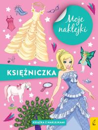 Moje naklejki. Księżniczka. Wydawca: Wilga. Dobreksiazki.pl Opakowanie Moje naklejki. Księżniczka