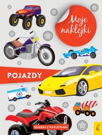 Moje naklejki. Pojazdy. Autor: Opracowanie zbiorowe. Dobreksiazki.pl Okładka książki Moje naklejki. Pojazdy