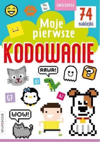 Moje pierwsze kodowanie z naklejkami. Autor: Opracowanie zbiorowe. Dobreksiazki.pl Okładka książki Moje pierwsze kodowanie z naklejkami