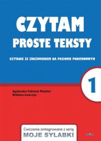 Moje sylabki - Czytam proste teksty cz.1. Autor: Agnieszka Fabisiak-Majcher, Elżbieta Ławczys. Dobreksiazki.pl Okładka książki Moje sylabki - Czytam proste teksty cz.1