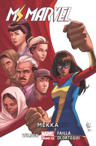 Ms Marvel T.8 Mekka. Autor: G. Willow Wilson. Dobreksiazki.pl Okładka książki Ms Marvel T.8 Mekka