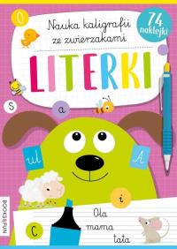 Nauka kaligrafii ze zwierzakami. Literki. Autor: Opracowanie zbiorowe. Dobreksiazki.pl Okładka książki Nauka kaligrafii ze zwierzakami. Literki