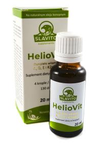 Slavito HelioVit Witamina A+D3+E+K2 MK7 krople 20ml. Producent: Slavito. Dobreksiazki.pl Zdjęcie produktu Slavito HelioVit Witamina A+D3+E+K2 MK7 krople 20ml