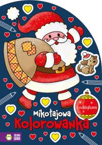 Świąteczne kolorowanki. Mikołajowa kolorowanka.. Autor: Opracowanie zbiorowe. Dobreksiazki.pl Okładka książki Świąteczne kolorowanki. Mikołajowa kolorowanka.